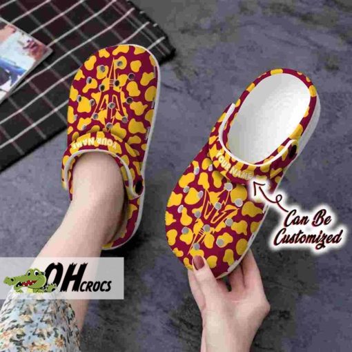 Arizona State Sun Devils Crocs Logo Team Pattern Clog Shoes Gift