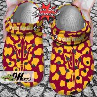 Arizona State Sun Devils Crocs Logo Team Pattern Clog Shoes Gift 2