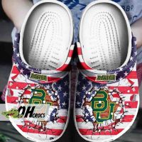 Baylor Bears Crocs Flag Clog Shoes Gift 1