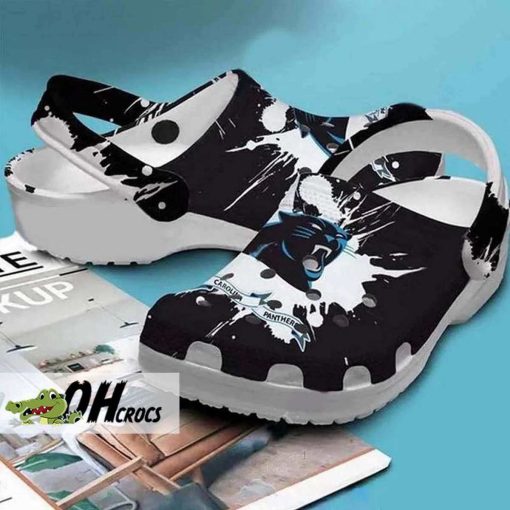 Custom Name Carolina Panthers Crocs Clog Shoes Gift