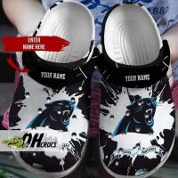 Custom Name Carolina Panthers Crocs Clog Shoes Gift 3