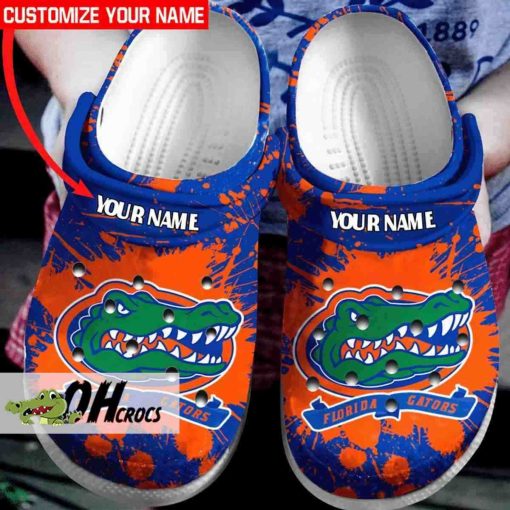 Custom Name Florida Gators Crocs Clog Shoes Gift