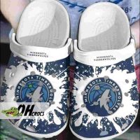 Custom Name Minnesota Timberwolves Crocs Clog Shoes Gift 1