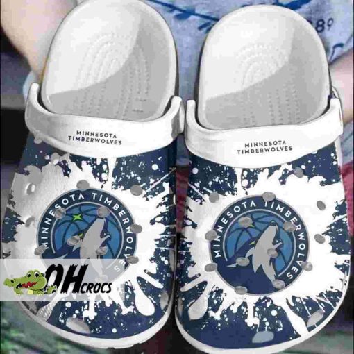 Custom Name Minnesota Timberwolves Crocs Clog Shoes Gift