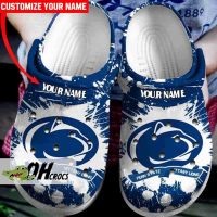 Custom Name Penn State Nittany Lions Crocs Clog Shoes Gift 1