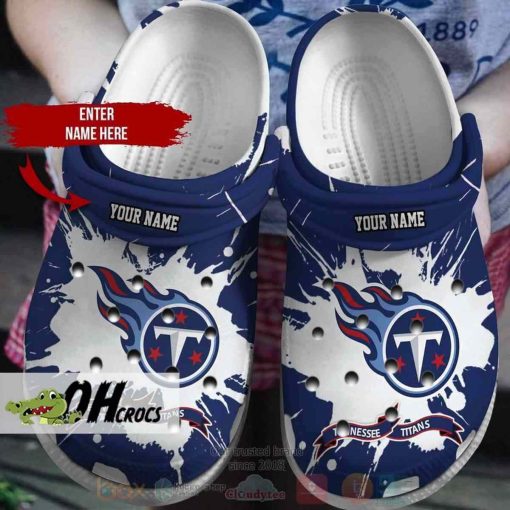 Custom Name Tennessee Titans Crocs Shoes Gift