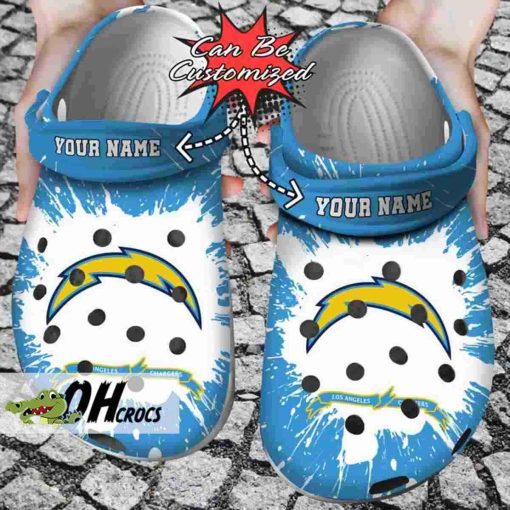 Customized Los Angeles Chargers Crocs Gift