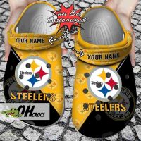 Customized Pittsburgh Steelers Crocs Logo Team Pattern Gift 2
