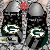 Green Bay Packers Crocs Star Flag Clog Shoes Gift 2