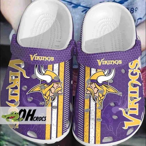 Minnesota Vikings Crocs Logo Team Clog Shoes Gift
