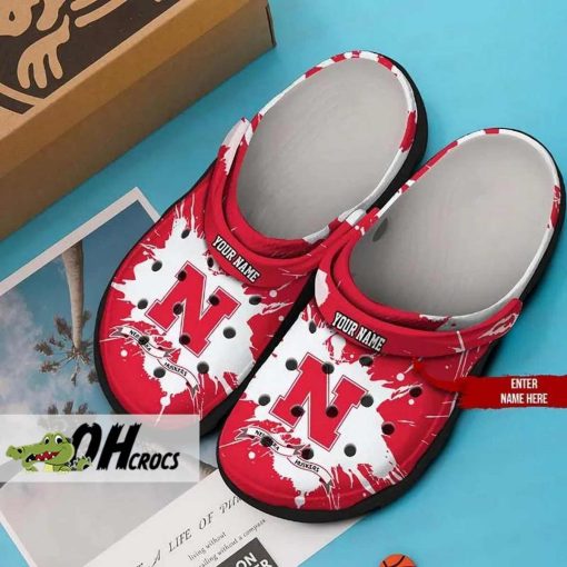 Nebraska Cornhuskers Crocs Red Clog Shoes Gift