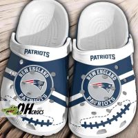 New England Patriots Crocs White Clor Gift 1