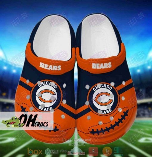 Personalized Chicago Bears Crocs Shoes