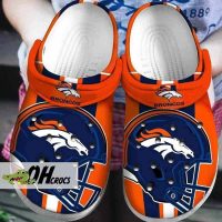 Personalized Denver Broncos Crocs Clog Shoes 1
