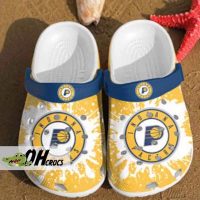 Personalized Indiana Pacers Crocs Clog Shoes Gift 1