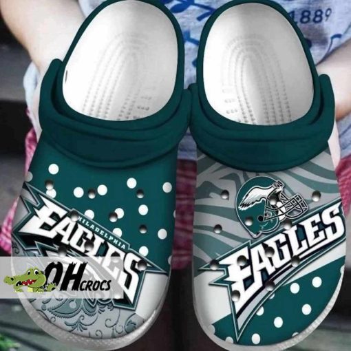 Personalized Philadelphia Eagles Crocs Clog Shoes Gift