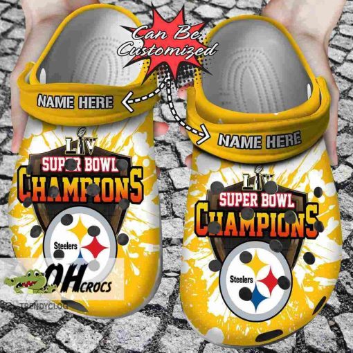 Pittsburgh Steelers Crocs Super Bowl Clog Shoes Gift