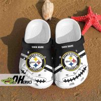 Pittsburgh Steelers Crocs White Color Shoes Gift 1