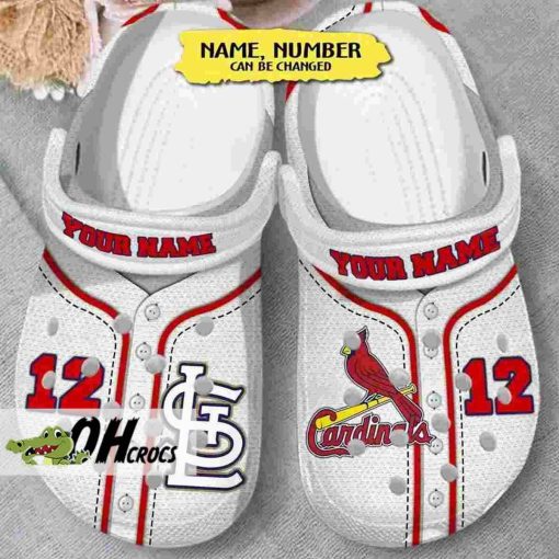 St Louis Cardinals Crocs Baseball Jersey Style Clog Shoes Gift