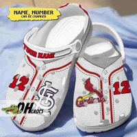 St Louis Cardinals Crocs Baseball Jersey Style Clog Shoes Gift 2