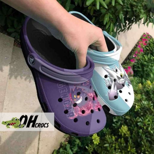 Pokemon Gengar Crocs Clog Shoes Gift