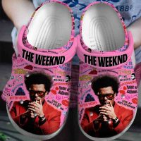 The Weeknd Crocs Crocband Clogs Shoes Pink Style