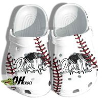 Baseball Stitch Design Crocs for Sporty Moms 1