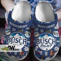 Busch Light Crocs Beer Lover Brewed Design Clog Shoes Gift