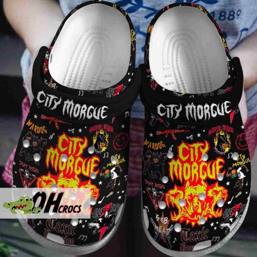 City Morgue Band Custom Crocs Comfort Clog Shoes for Fans