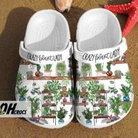 Crazy Plant Lady Custom Crocs Shoes for Gardeners