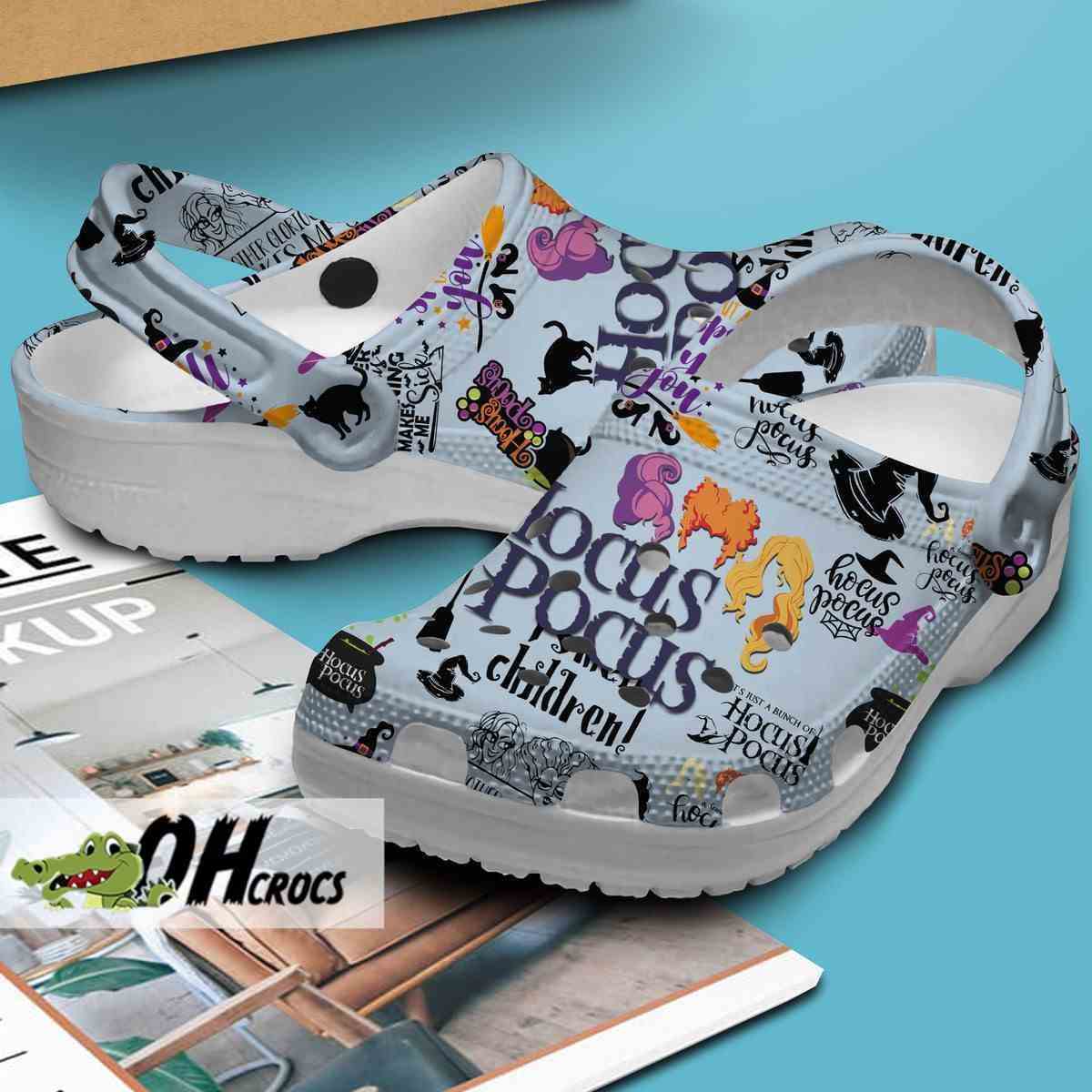 Custom Hocus Pocus Morning Spell Crocs Shoes