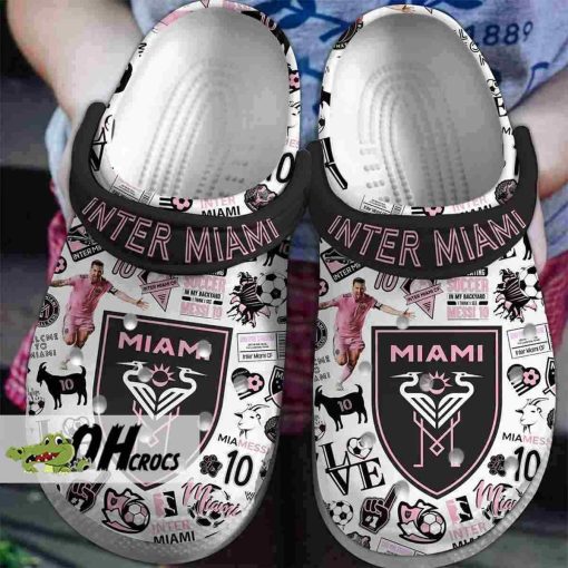 Custom Inter Miami CF Crocs Soccer Comfort Clogs Shoes