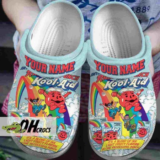 Custom Kool-Aid Man Themed Crocs Clogs Shoes