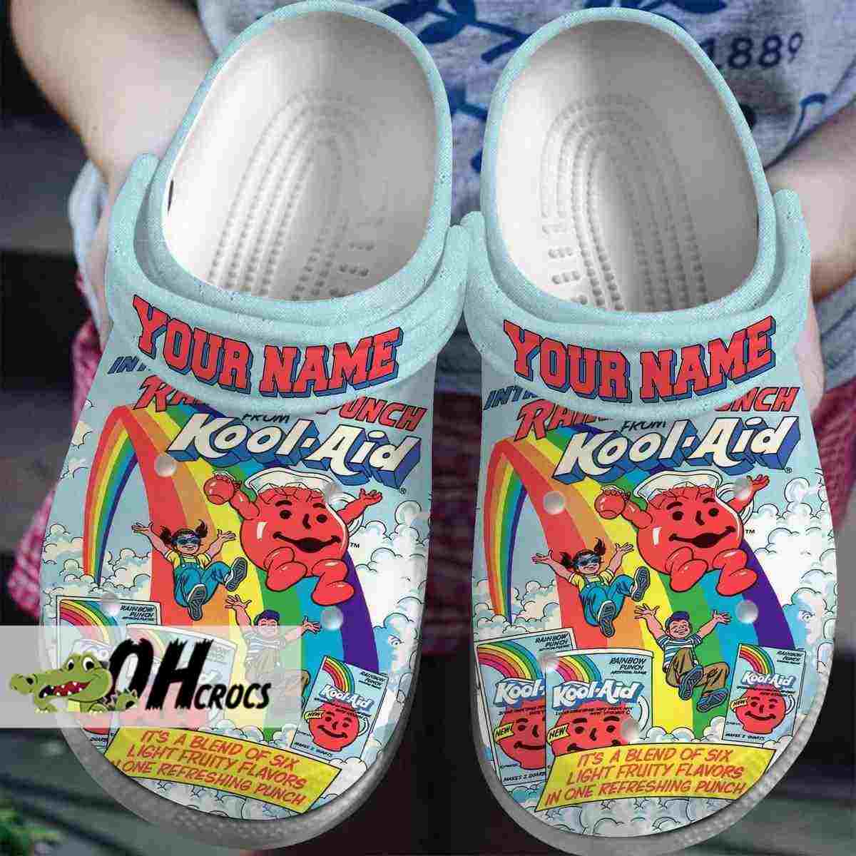 Custom Kool Aid Man Themed Crocs Clogs Shoes 2