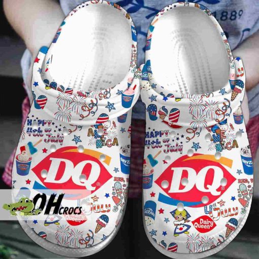 Dairy Queen Happy 4th of July Crocs Shoes
