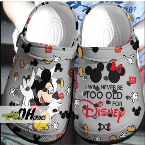 Disney Nostalgia Mickey Crocs Shoes