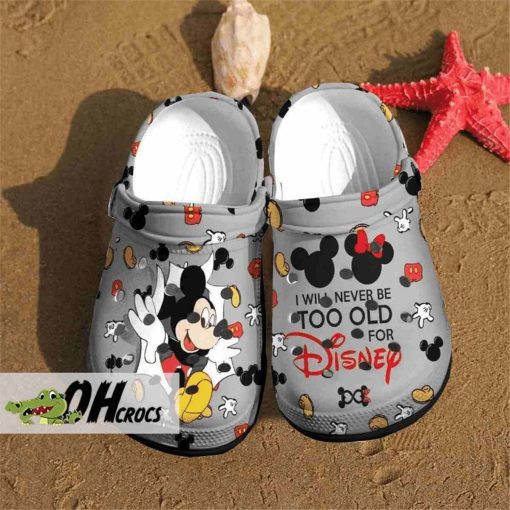 Disney Nostalgia Mickey Crocs Shoes