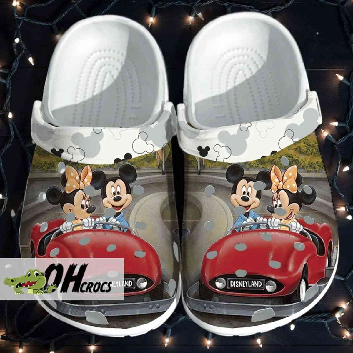 Disneyland Adventure Mickey Minnie Crocs Shoes 2