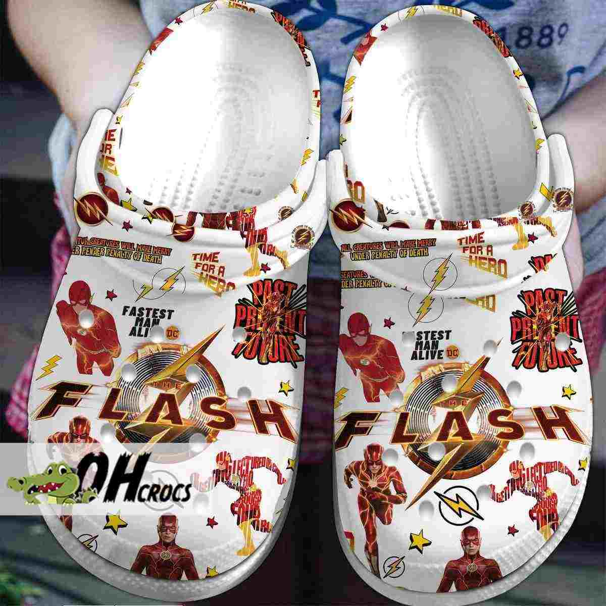 Flash Speedster Superhero Crocs Quickstep Comfort Shoes 3