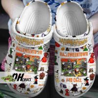 Halloweentown And Chill Custom Crocs Clogs Shoes 3