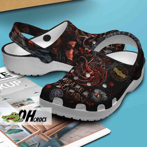 House of the Dragon Fire & Blood Crocs Clog Shoes