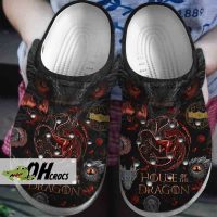 House of the Dragon Fire & Blood Crocs Clog Shoes 4