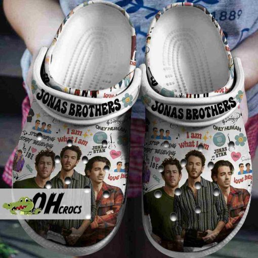 Jonas Brothers Modern Crocs Clog Comfort Shoes