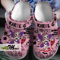 Karol G Inspired Crocs Pink Harmony Clog Shoes 3