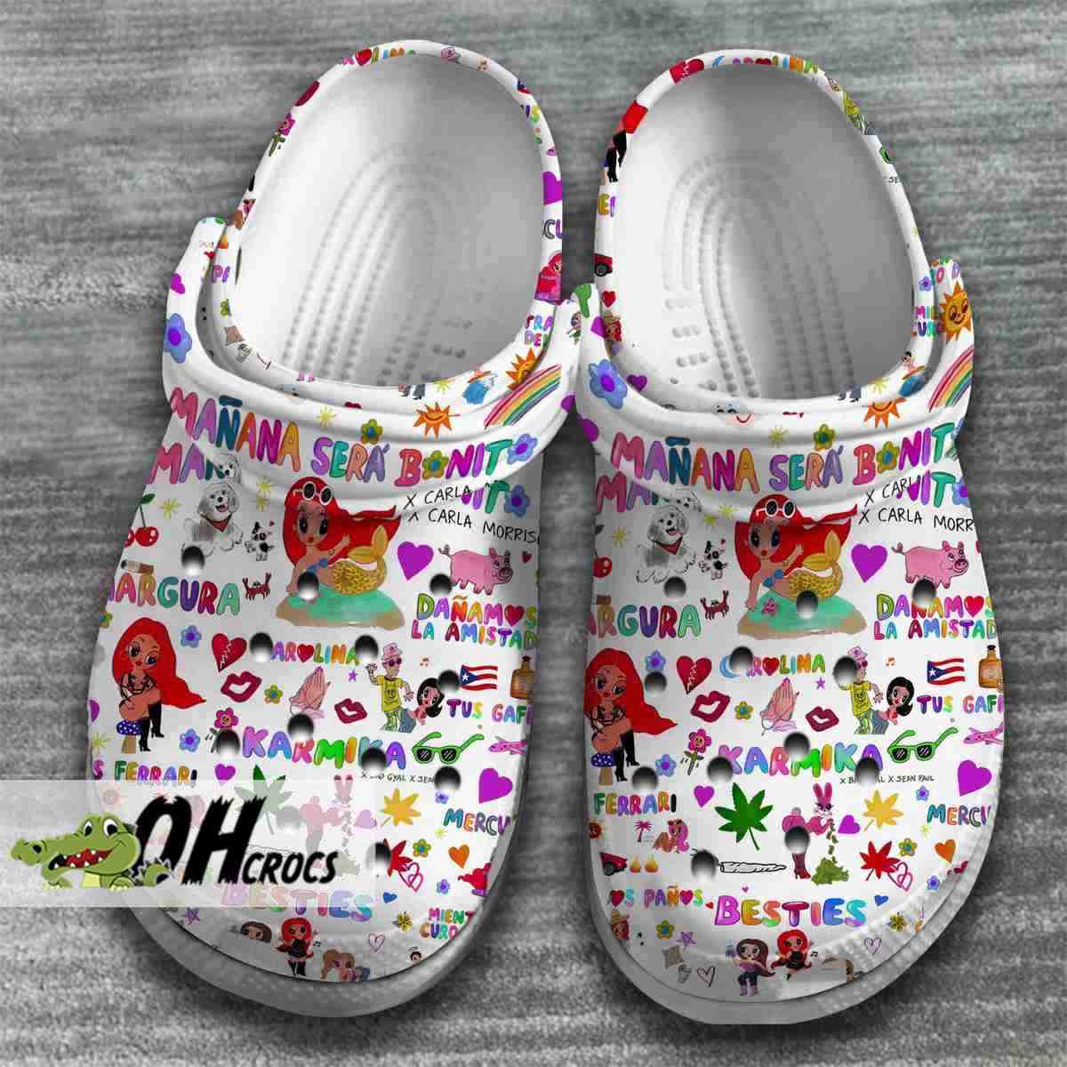 Karol G Inspired Mañana Será Bonito Crocs Comfort Shoes