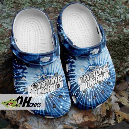 Keystone Light Snowy Night Themed Crocs Clog Shoes - Ohcrocs