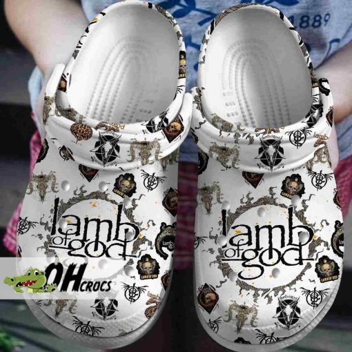 Lamb of God Groove Metal Custom Crocs Shoes