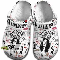 Lana Del Rey Born to Die Inspired Crocs Clogs Shoes 1