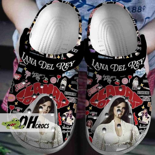 Lana Del Rey Pop Art Crocs Trendy Music Shoes