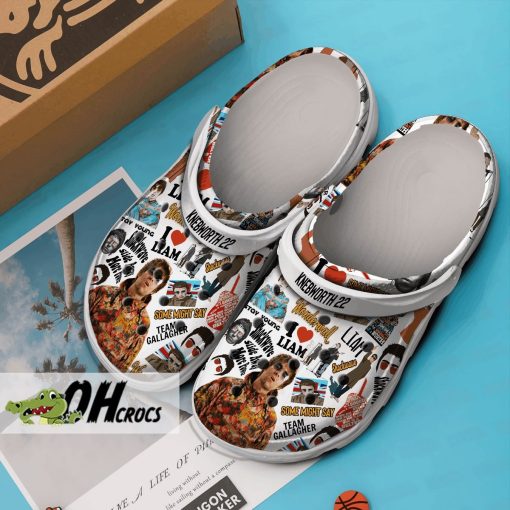 Liam Gallagher Knebworth 22 Custom Crocs Shoes